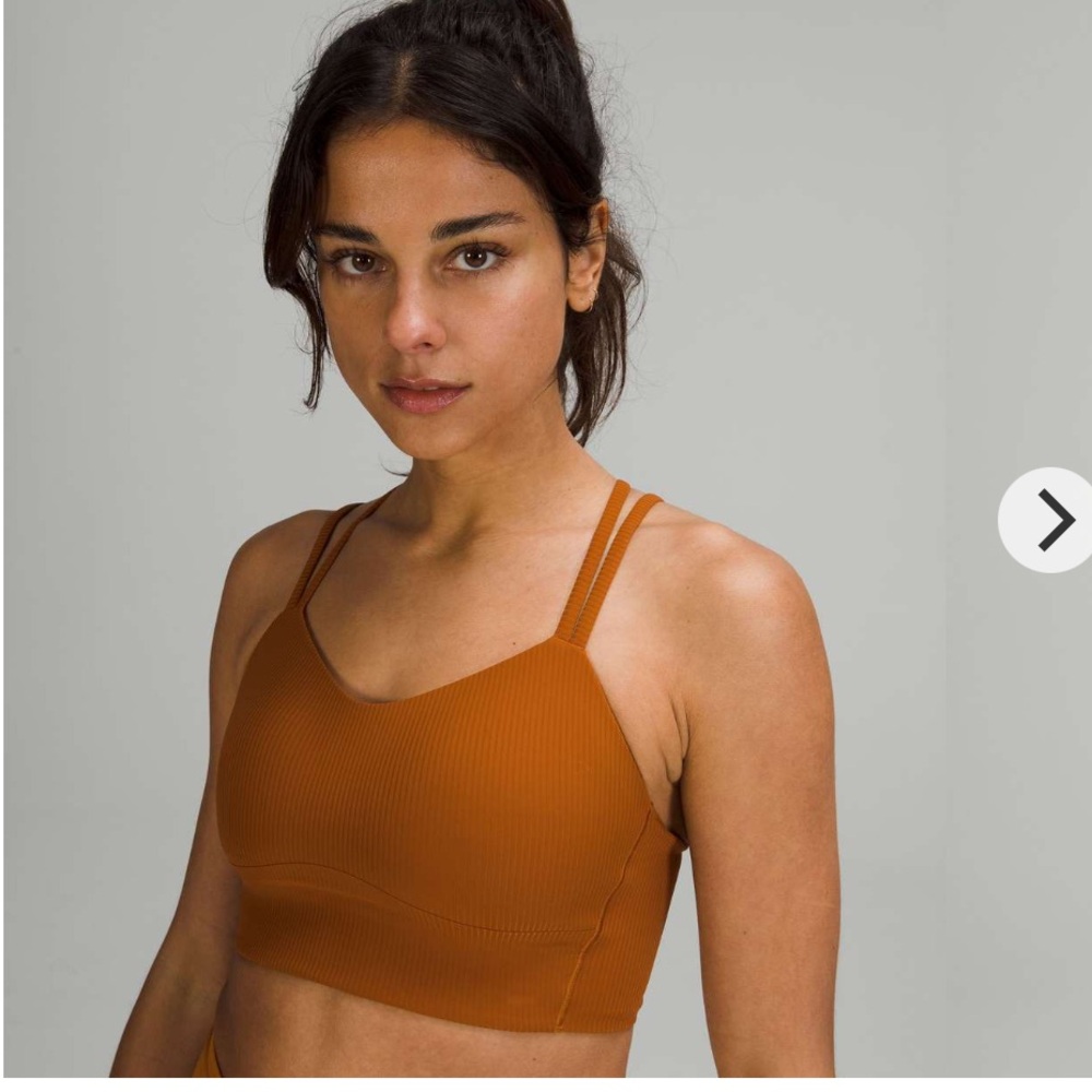 Lululemon Like a Cloud Ribbed Longline Bra *Light B/C Cup
Butternut Brown size 8